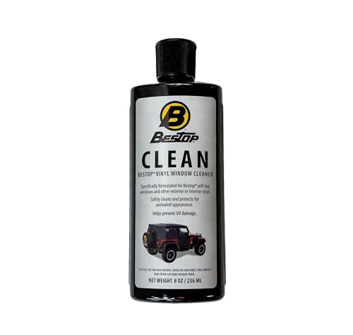 Bestop 11203-00 Vinyl Window Cleaner, 8 oz. bottle