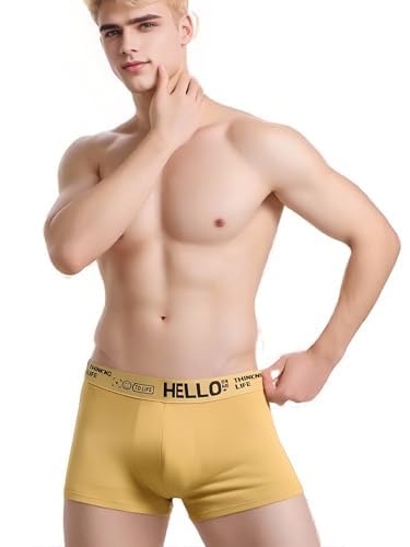 Organic Cotton Underwear Men Casual Shorts Underwear Breathable Stretch Underwear Cute Sports Underwear2