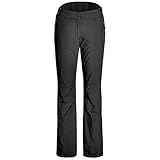 Slim Fit Maier Sports Damen Vroni Slim Skihose, Schwarz, 38 EU