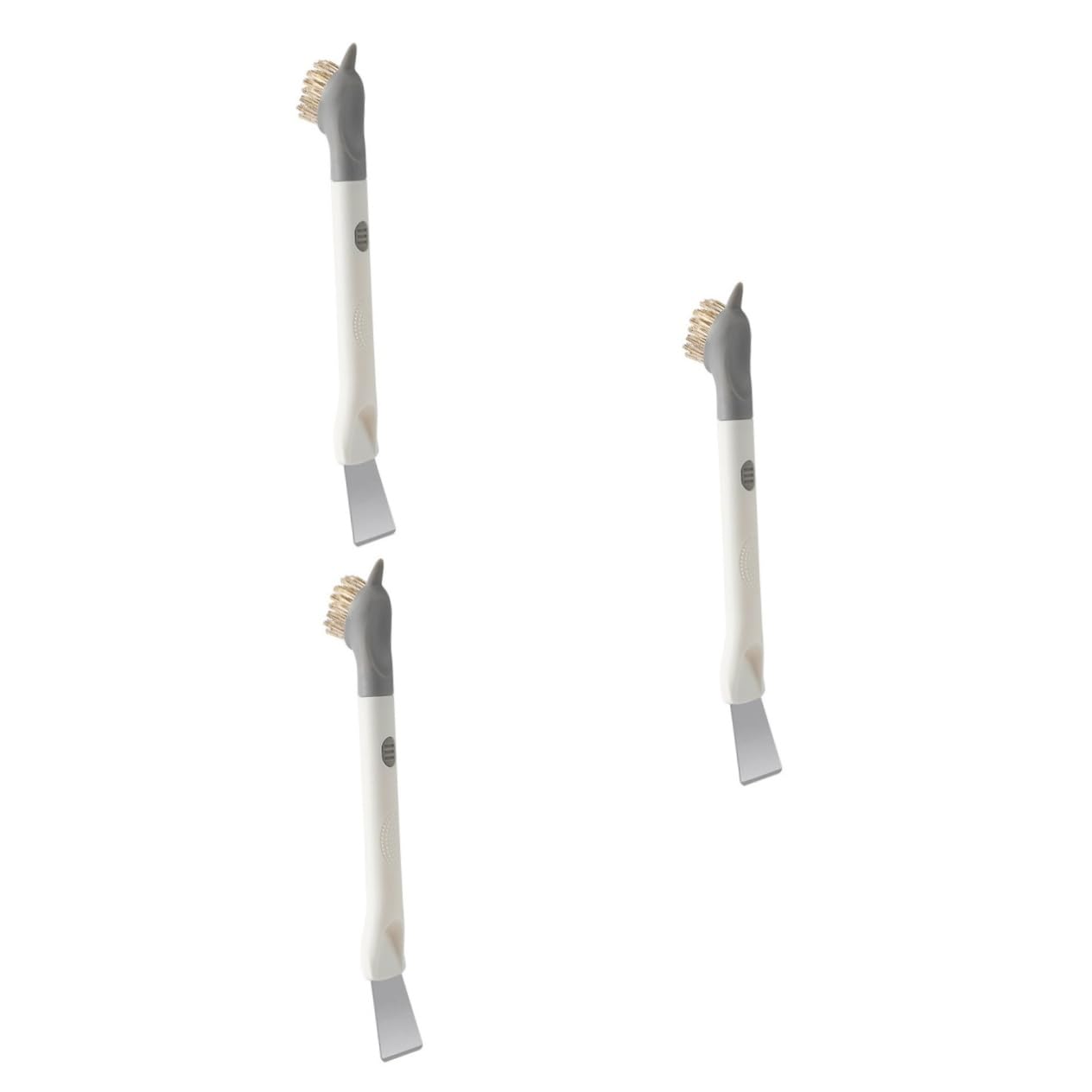 FOMIYES 3pcs Cooktop Cleaning Brush Non-Scratch Griddle Cleaner for Pots Pans Heavy-Duty Kitchen Supply for Gas Range Stove Easy to Use Grease