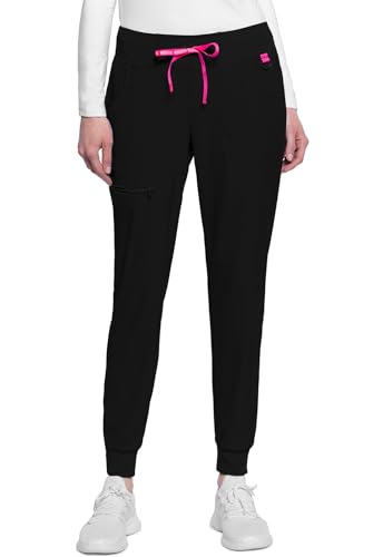 Med Couture Scrub Pants for Women Mid Rise Scrub...