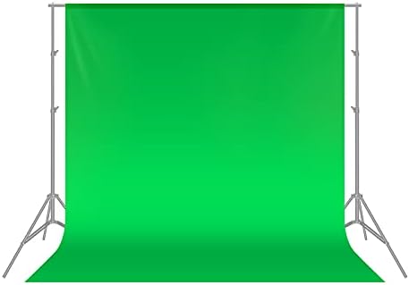 Neewer 6x9 feet/1.8x2.8 Meters Photo Studio 100 Percent Pure Muslin Collapsible Backdrop Background for Photography, Video and Television (Background Only) - Green