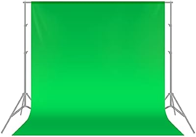 NEEWER Pro Fondo fotográfico 1,8 x 2.8M, Plegable Telón de Fondo de Poliéster para Estudio fotográfico para Fotografía, Vídeo y Televisión, Verde, Incluye únicamente el Fondo