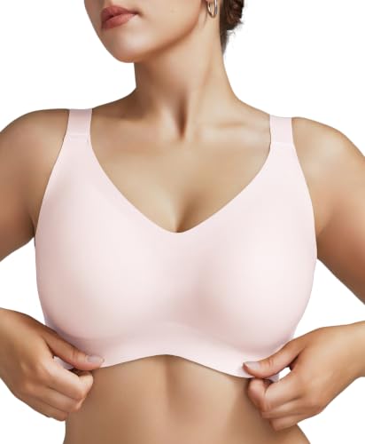 Image of Minimizer Bras for Women Full Coverage Wireless Plus Size Seamless Bralette Removable Pads Comfort 32A-42DD