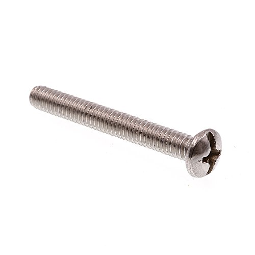 Vis à métaux 1/4"-20 x 2" de qualité supérieure en acier inoxydable 18-8