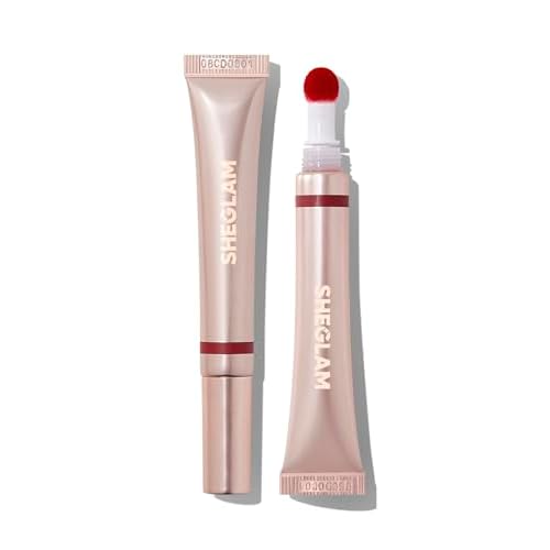 SHEGLAM Pout Pillow Cushion Lip Gloss Moisturizing Liquid Lipstick High Shine Finish Sponge Tip Applicator Non-Sticky Lip Glaze Party -Nod Off