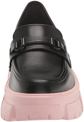 Steve Madden Women's Trifecta Loafer, Black/Pink, 9 | Image 1