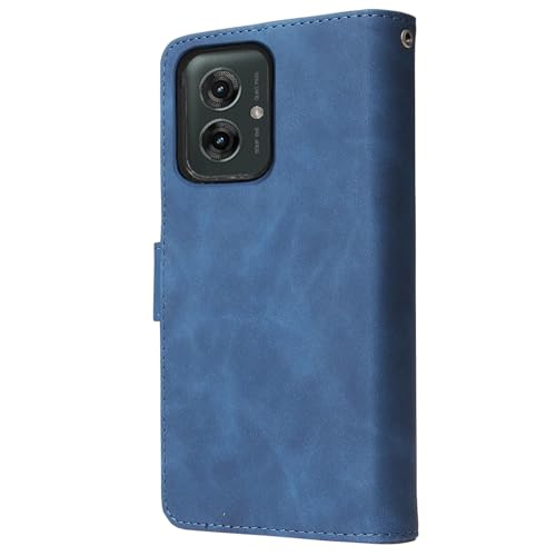 Coque Motorola Moto G55 5G Asuwish avec étui portefeuille en cuir rabat et protège-écran - 7