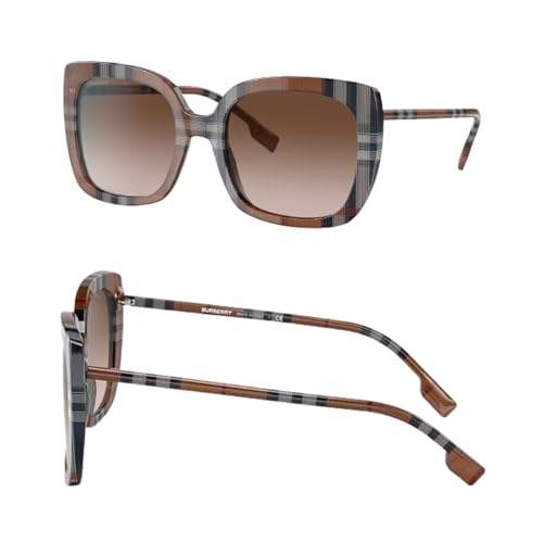 BURBERRY CAROLL BE4323 Square Shape Acetate Sunglasses with Luxury Eyewear Kit
