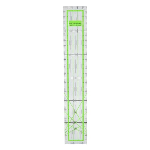 Image of 5x30cm Quilting Ruler, Acrylic Quilter Ruler High Transparent Tailor Dressmaker Quilting Tool DIY Sewing Ruler for Easy Precision Cutting (Metric)