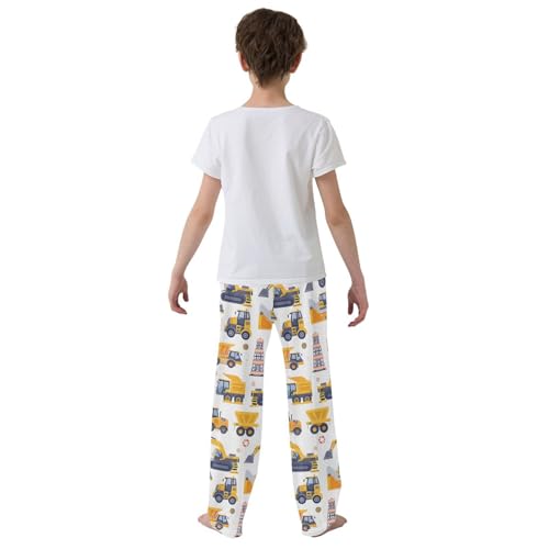 Construction Truck Car Pajama Pants Long Sleep Pant Soft PJ Bottoms Sleepwear3