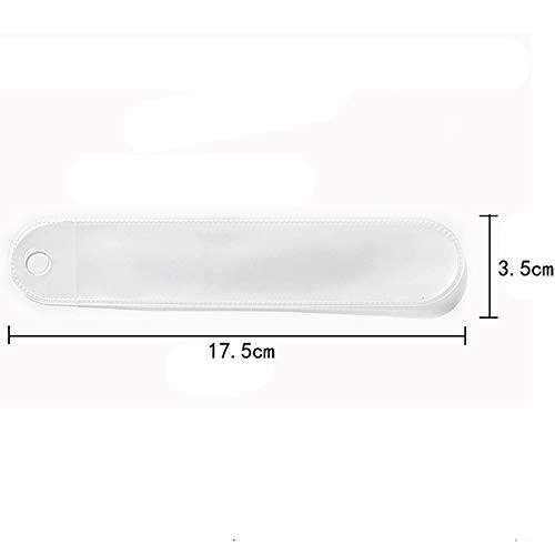 Luzen 50Pcs Clear Plastic Pen Pouch Bag Single Pen Sleeve Case Holder Ballpoint Pen Pencil Gift Packaging Bag For For School Office Business Use thumb #4
