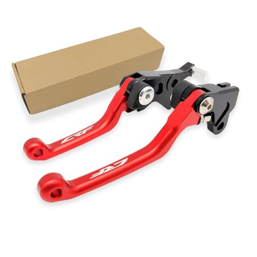 Image of Dirt Pivot Brake Clutch Levers Replacement for Honda CRF250L Rally CRF300L Rally 2021-2025 (Red Long Clutch)