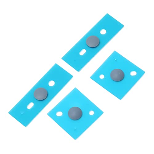 Laptop Bottom Case Rubber Feet Non Slip Round Dot Laptop Foot Pads Replacement for 3 4 5 (Blue)