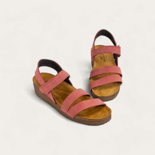 Image of NAOT Kayla Women's Sandals - Supportive 3-Strap Design with Backstrap, Cork & Latex Footbed - Arch Support - Travel-Friendly Comfortable Walking Sandals for All-Day Wear