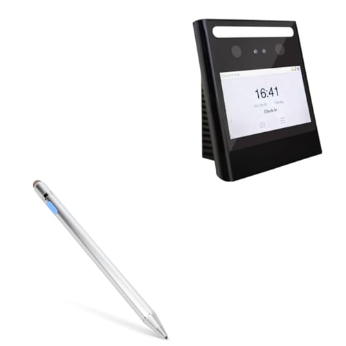 BoxWave Stylus Pen Compatible with Geoface E 100 Pro (4.3 in) - AccuPoint Active Stylus, Electronic Stylus with Ultra Fine Tip - Metallic Silver