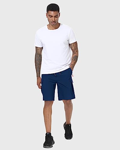 Image of Men's Cargo Shorts Quick Dry Lightweight Stretch Hiking Shorts for Men with 5 Pockets No Lining