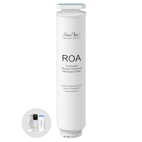 SimPure Y11C-A ROA Filter, Replacement for Y10C-A Countertop Reverse Osmosis System, 8 Months Lifetime