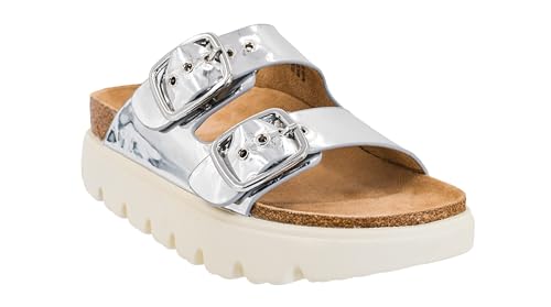 Image of Corkys Footwear Hey Girl Womens 1 inch Rumor Has It Platform Sandals, Featuring Two Adjustable Buckles, A soft Footbed, And A Lug Outsole, Perfect For Summer