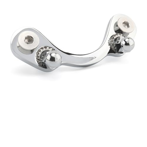 Abrazadera superior de manillar cromada de 3,5 pulgadas para Harley Bobber Chopper 6