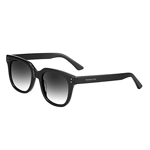 Victoria Hyde Gafas De Sol De Mujer Retro Retro Rectangular Polarizadas Gafas De Sol Para Mujer, Negro , Medium Victoria Hyde Gafas De Sol De Mujer Retro Retro Rectangular Polarizadas Gafas De Sol Para Mujer, Negro , Medium