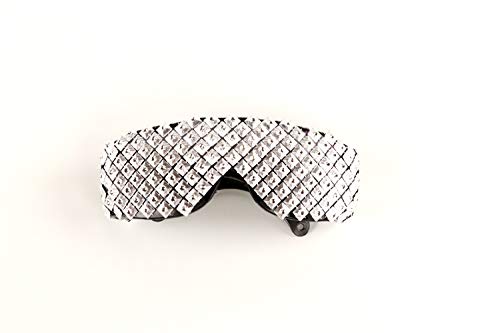 Diamond Shinning Effect- Punk Rocker Large Shield Spike Fashion Novelty Party Dance Sunglasses4