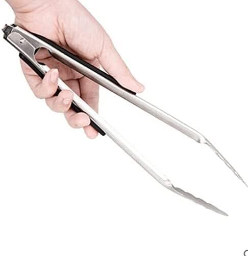 Pinzas de acero inoxidable,pinzas de cocina, Cocina De Camping De Segunda Mano for Recoger Alimentos, Tamaño: 32 * 4 Cm, (cubiertos), for Cocina De Barbacoa, Pinzas De Alimentos De Acero Inoxidable