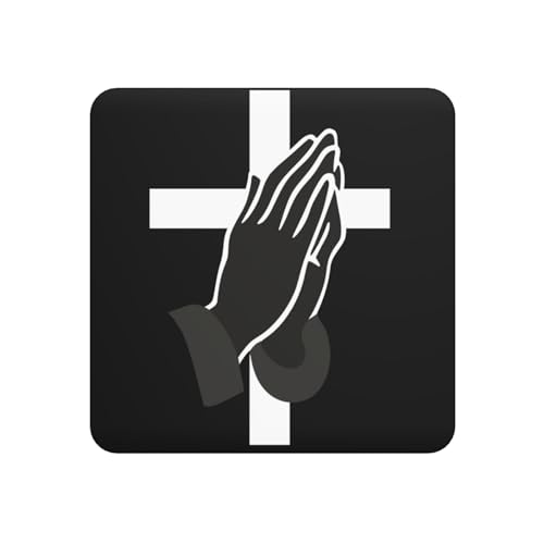 Jesus Praying Hands Cross Magnetic Refrigerator Magnet Fridge Sticker Magnets for Kitchen Office Home Decorative