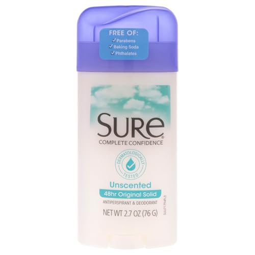 Sure Original Solid Unscented Anti-Perspirant Deodorant 2.70 oz Pack Of 10 product thumbnail 5