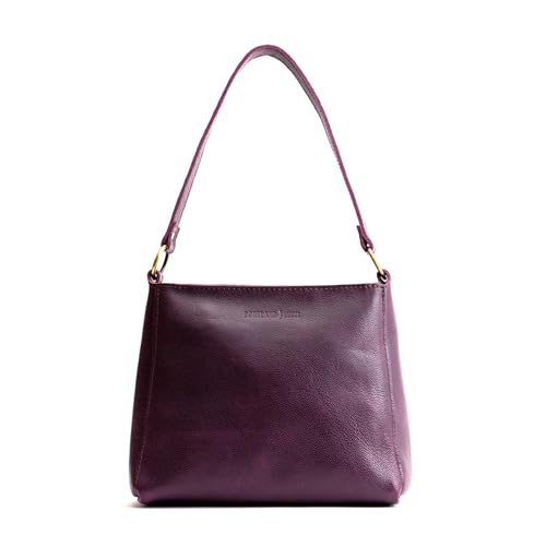 Image of Portland Leather Goods Triangle Shoulder Bag for Women - Handmade from the Finest Full-Grain Hides | Handmade