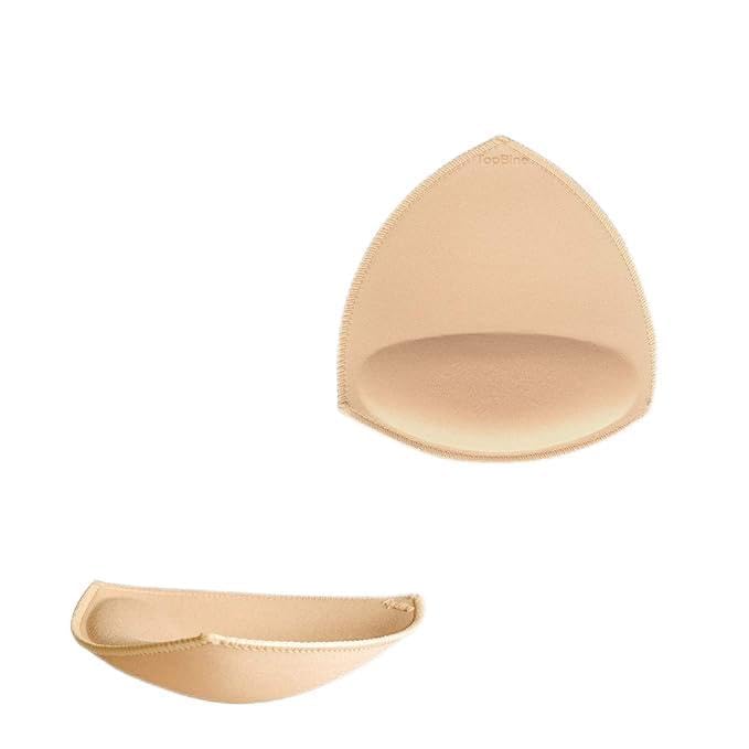 Removable Bra Pads Inserts Women's Comfy Sports Cups Bra Insert for Bikini Top Triangle Shape Removable Breathable Push up Bra Inserts for Sports Cups Bra-image-31