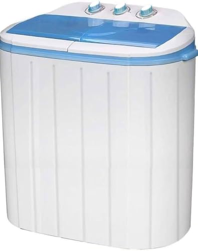 Rexhan Portable Twin Tub Washing Machine and Dryer 5 KG (3 KG Wash 2 KG Dry) Electric Mini Washer RV Travel Camping Dry Cycle Dryer Combo New