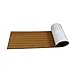 Tappetino per ponte barca 45x240x6cm. EVA. Schiuma Faux Teak Decking foglio Non skid Autoadesivo Barca Deck Anti-Fatica Mat Yacht Pad Striscia Storta per pavimenti in teak Antiscivolo e resistente all