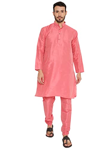 Image of Maharaja Banarasi Dupion Silk Kurta Pjama Set for Men