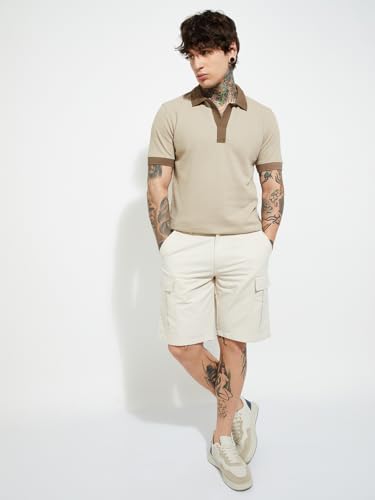 Image of Max URB N Men Colourblocked Polo T-Shirt