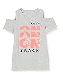 ESPRIT KIDS Mädchen RQ1043503 SS T-Shirt, Grau (Heather Silver 223), 128 (Herstellergröße: XS)