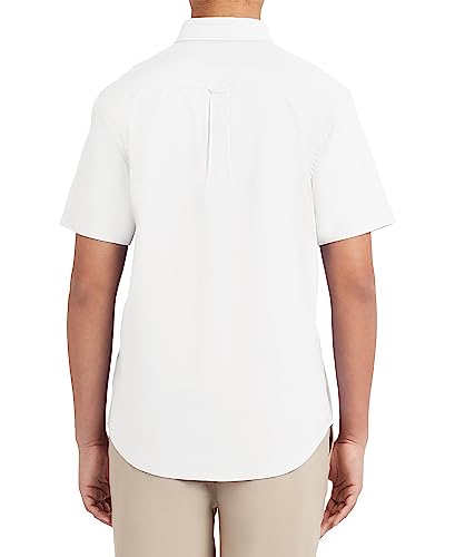 Nautica Young Men's Uniform Short Sleeve Performance Oxford Button-Down Shirt2