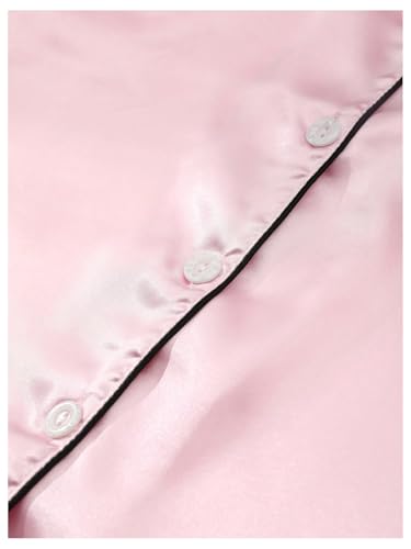 Image of Verdusa Pajamas For Women Set 2 Piece Summer Pajama Sets Cute Pjs Lounge Matching Button Shirt with Shorts