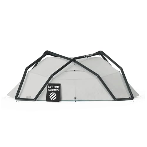 HEIMPLANET Aufblasbares Zelt Classic V2 für 4 Personen 6.1kg mit 2 Eingängen und lebenslanger Garantie - 5000mm Wassersäule, Zeltboden - Ideal für Familien & Gruppen - Unterstützt 1% for The Planet