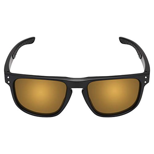Image of Mryok Polarized Replacement Lenses for Oakley Holbrook R OO9377 55mm Sunglasses, HD Polarized, UV Protection, Impact Resistant & Perfectly Fit - Bronze Gold