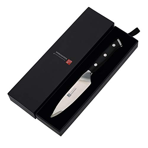 Laguiole by Hailingshan Qin Dynasty Series Paring Knife Pro Kitchen Knife 4 Inch Chef's knife High Carbon German Stainless Steel Sharp Vegetarian Knife with Ergonomic Handle