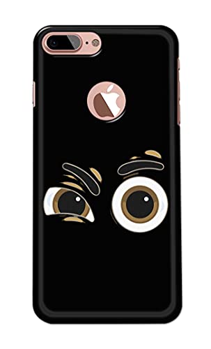 Image of PRINTFIDAA Funky Expression of Cartoon Eyes Printed Designer Hard Back Case Cover for iPhone 7 Plus Logo (5.5 inch) / iPhone 8 Plus Logo (5.5 inch), A1784, A1661, A1785 -(SF) MVN1004