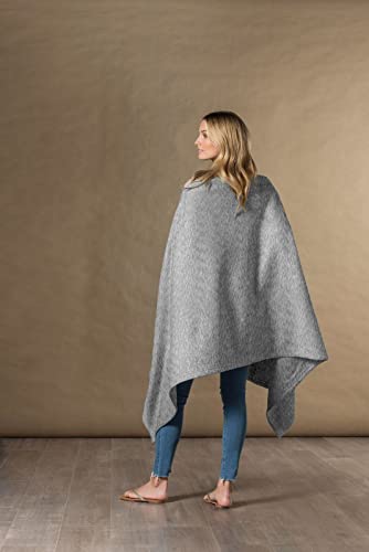 Manta liviana MV Sport Sweatshirt Blanket – Fleece oversize cálida y transpirable, 54" x 84" Salt & Pepper miniatura 6