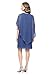 S.L. Fashions Women’s Capelet Cascade Sleeve Dress with Beaded Cutout Neckline, Special Occasion Dress