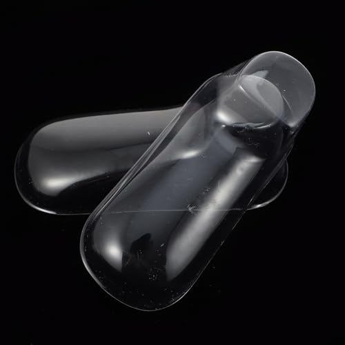 JOYOFREELY 10 Pares Soporte Transparente para Zapatos de Pequeños Modelo de Exhibición de Pies de Ñiño en PVC Ligero Forma Simple para Tienda
