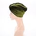 Fxhixiy Women's Stretch Velvet Twist Pleasted Hair Wrap Turban Hat Cancer Chemo Beanie Cap Headwear