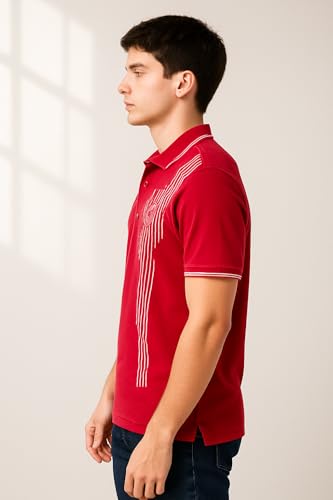 Image of Dollar Pack of 1 Men's Cotton Polo T-Shirt with Classic Collar