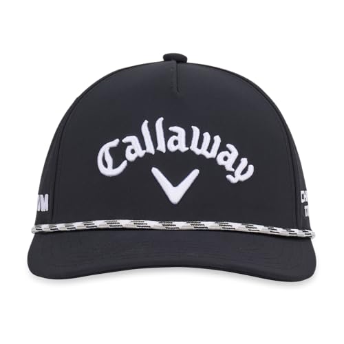 Callaway Golf Tour Authentic Rope czapka golfowa 2026, czarna