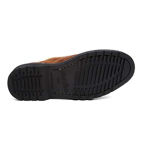Sapato Casual Masculino Viena Camurça Trabalho Black Boots Caramelo 42