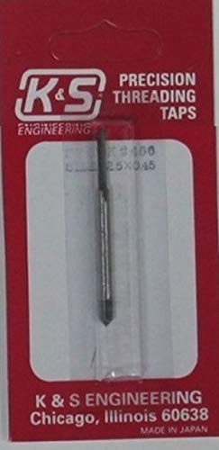 K&S ENGINEERING K-S466 2.5 mm Precision Threading Tap